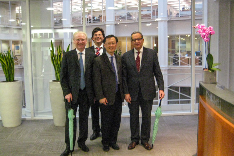 Alain Kouck with IPA Executive Office in January 2011