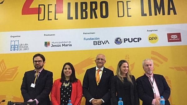 Hugo Setzer at the Public Policy Forum in Lima