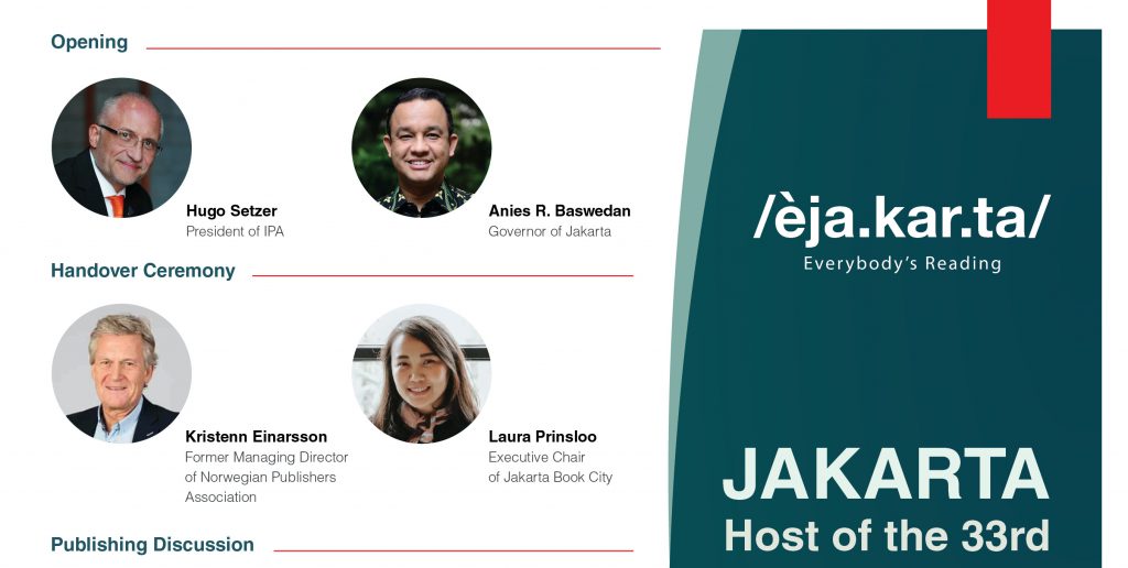 Flyer for the Frankfurt Book Fair session on the 33rd International publishers congress