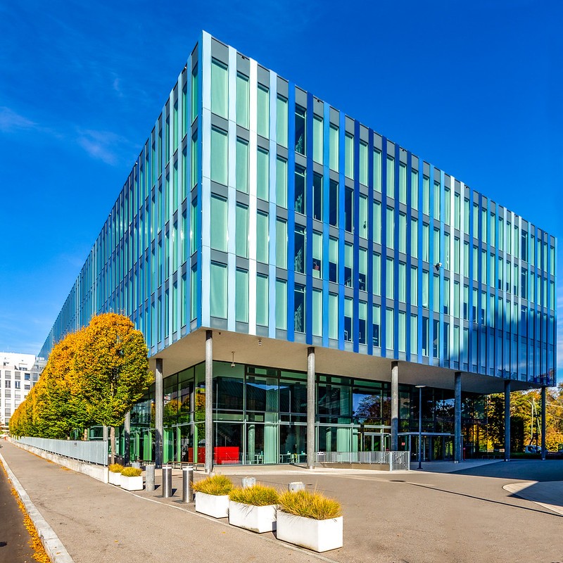 WIPO's New Building - Copyright: WIPO. Photo: Emmanuel Berrod. This work is licensed under a Creative Commons Attribution-NonCommercial-NoDerivs 3.0 IGO License.