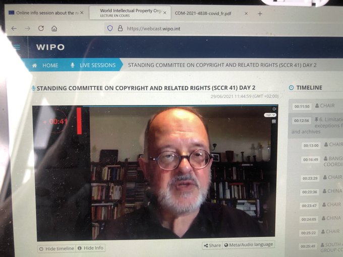 José Borghino talking at SCCR 41