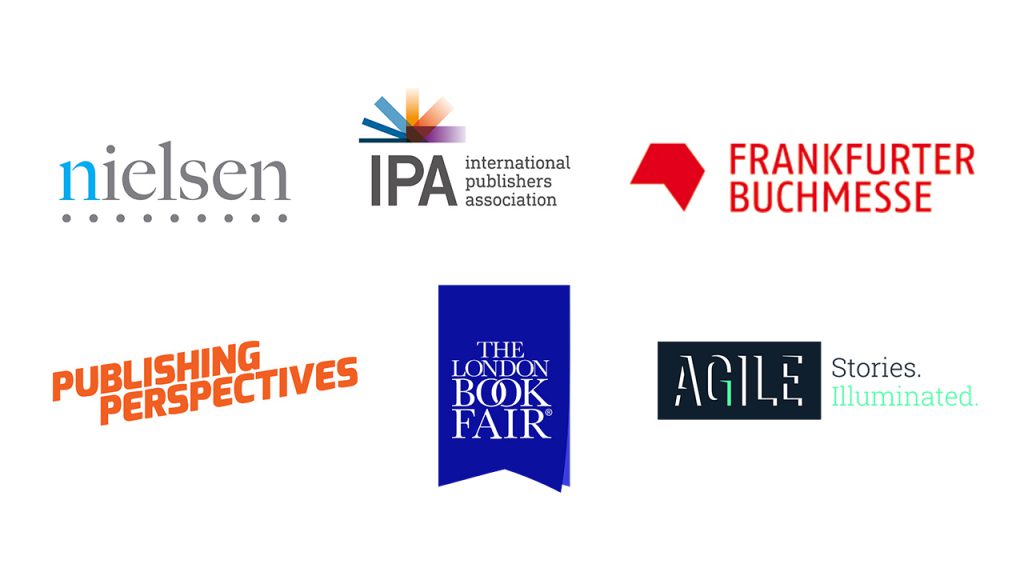 Logo cloud of Book Prize survey partners