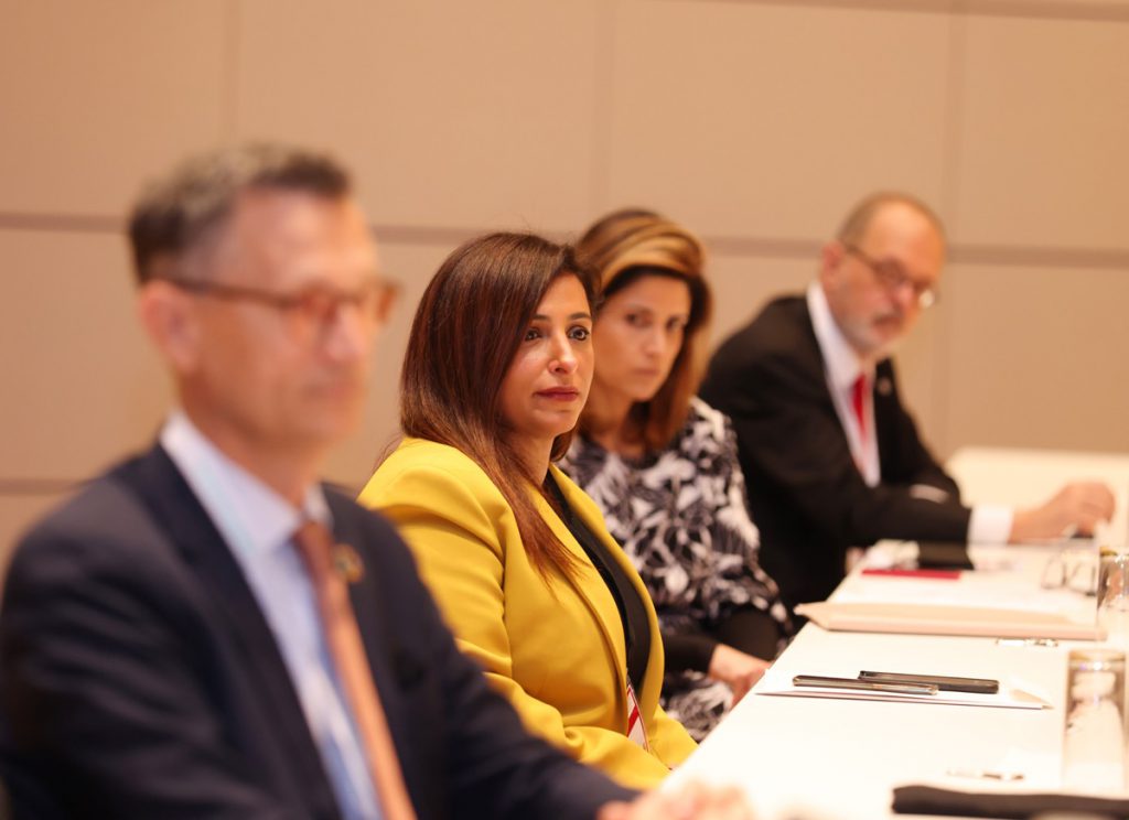 Michiel Kolman, Bodour Al Qasimi, Karine Pansa and José Borghino at Frankfurt Book Fair