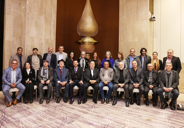 IPA President, Bodour Al Qasimi with Moroccan Publishers in February 2022