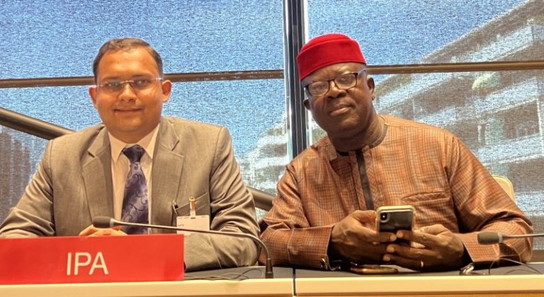 Pranav Gupta and Uchenna Cyril Anioke at SCCR 42