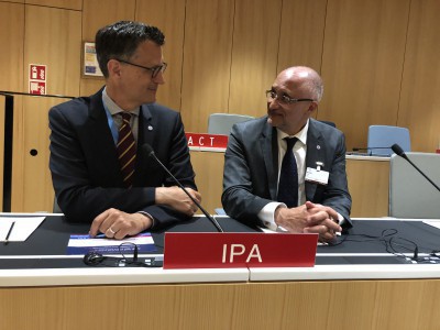 Michiel Kolman and Hugo Setzer at SCCR 36