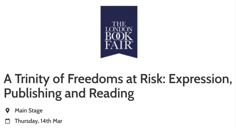 LBF Freedom to Publish Session