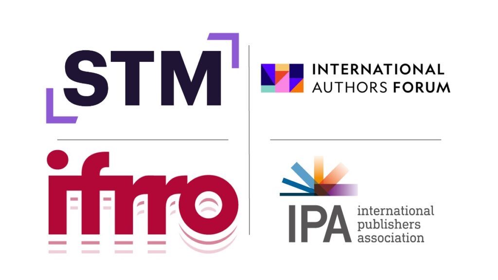 South Africa letter logo composite STM, IFRRO IPA, IAF