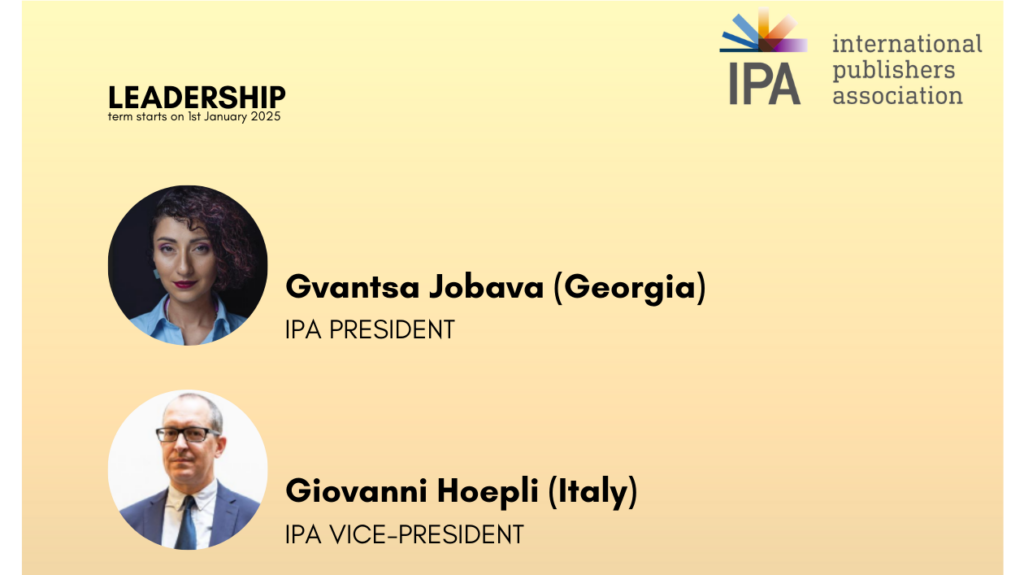 Graphic showing IPA's next President and Vice President