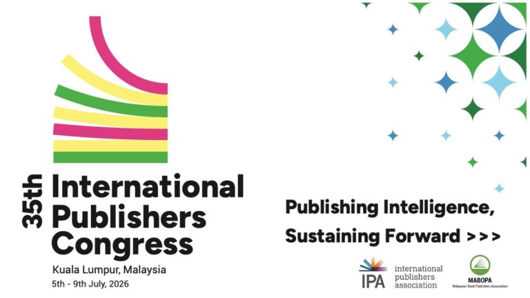 Logo and details for the 35th International Publishers Congress in Kuala Lumpur