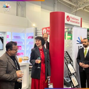 Picture from the 35th International Publishers Congress launch at London Book Fair