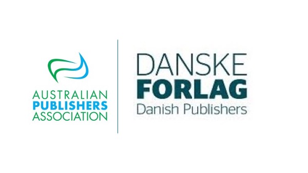 Logo composite Danish Publishers Association and Australian Publishers Association