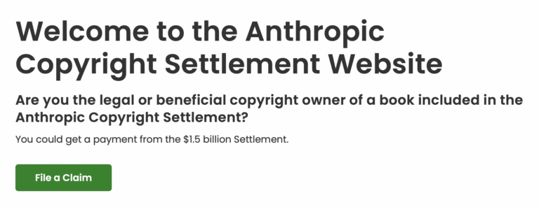 Anthropic Claim Website Screenshot