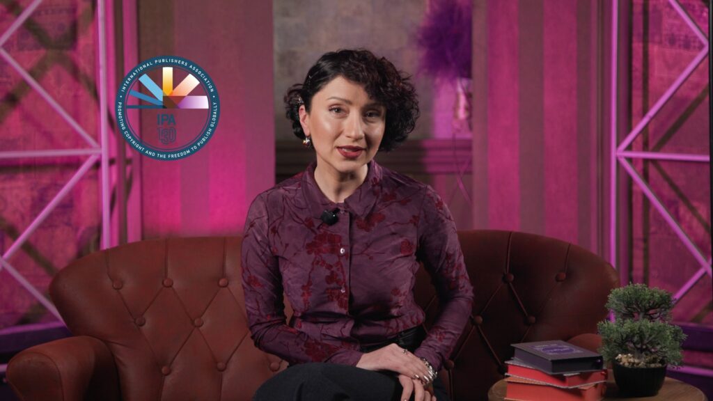 Gvatnsa Jobava delivering her message to IPA members and Partners in January 2026