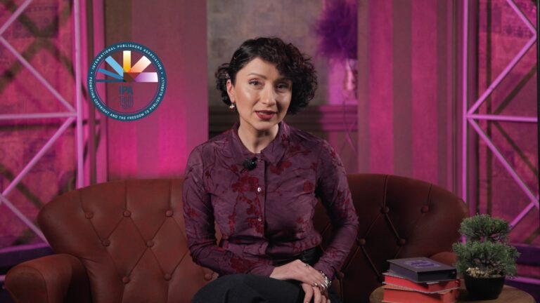 Gvatnsa Jobava delivering her message to IPA members and Partners in January 2026